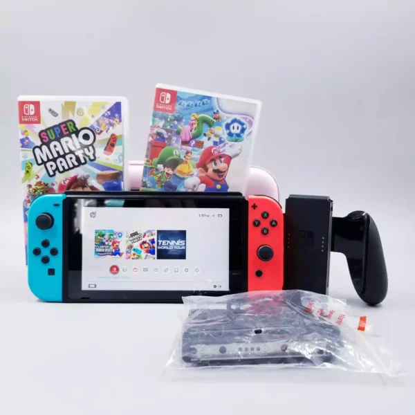 🥇 Nintendo Switch™ console HAC-001 Black Red/Blue 🥇 🎮 นานๆมาที Nintendo Switch สภาพดี แบตอึด ราคาคุ้มสุดๆ 🎮